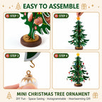 🎄Fun Family Christmas Craft | Put‑Together 3D Festive Table Accent For Cozy Holiday Vibes