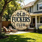 😂Old Fuckers Club Hanging Sign