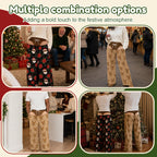 🎄 Playful‑Print Christmas Holiday Pants – Stand‑Out Festive Party Wear