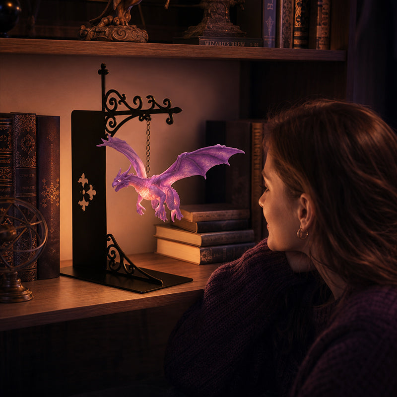 🐲Dragon Bookshelf Lamp - Enchanting Floating Dragon Night Light