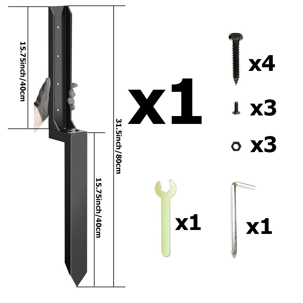📢📢LAST DAY SALE 50% OFF⚡Heavy-Duty Fence Post Repair Kit（Free Shipping!🚀）