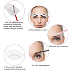 ✨ 12-in-1 Eyebrow Stencil Kit – Perfect Brows In Seconds
