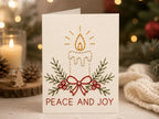 🎄 Beginner-Friendly Christmas Embroidery Kit, Relaxing Holiday Craft Project & Meaningful Gift