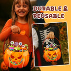 🎃 Halloween Hot Seller｜Spooky‑Cute Reusable Trick‑or‑Treat Candy Bag