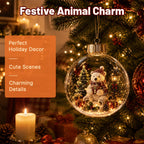 🎄 Winter Animal Spherical Holiday Accent