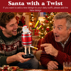🎅 Quirky Santa Novelty Storage Box – Fun Adult White Elephant Gift!