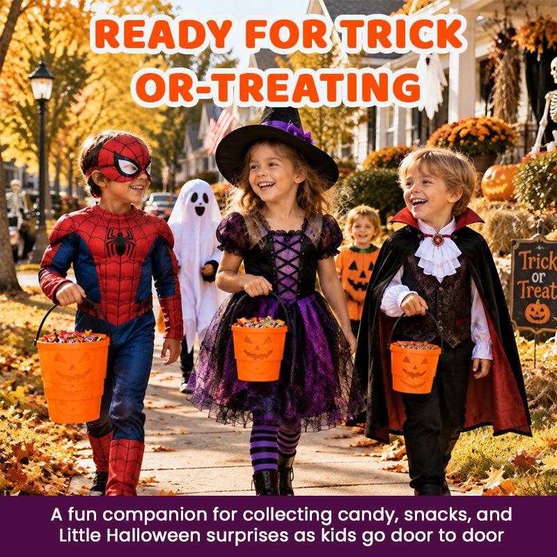 🎃 Collapsible Halloween Pumpkin Bucket