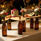Artisanal Wine Flight Serving Tray Set - Unique Drink Holders for Entertaining✨🍷