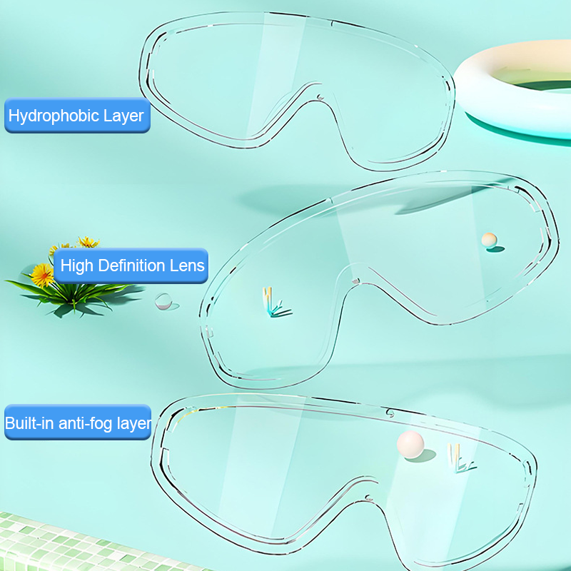 🏊‍♀️LIMITED TIME SALE 50% OFF🎁-HD children's large frame waterproof and anti-fog swimming goggles