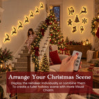 🦌 LED Reindeer Wall Decorations – Day‑Night Glowing Christmas Wall Accent For Your Home