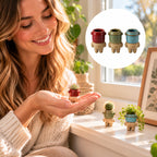 🤏 Cute Finger Shaped Planter Pots – Fun Mini Succulent Pot Set!