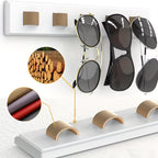 🔥LAST DAY 50% OFF-🕶️ Wooden Sunglasses Wall Holder