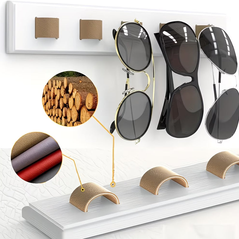 🔥LAST DAY 50% OFF-🕶️ Wooden Sunglasses Wall Holder
