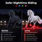 🐎 LED Horse Leg Bands | Evening Riding Safety Glow Vibe