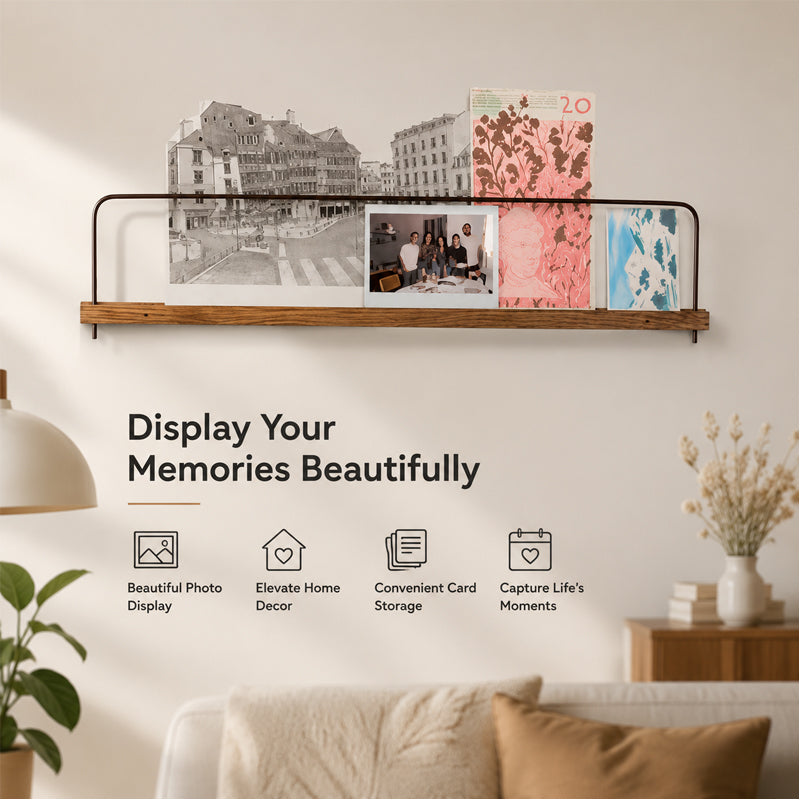 🖼️Minimalist Card Photo Display Shelf