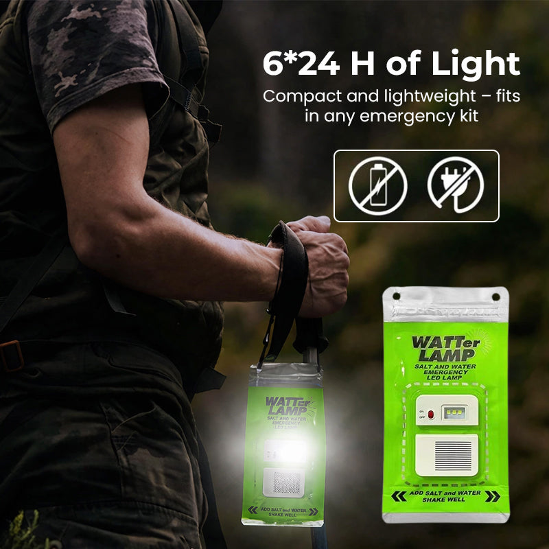 🏕️Wilderness Survival Salt Water Lamp