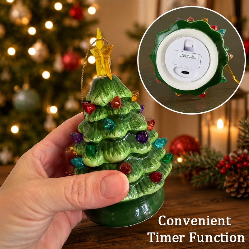 🎄Christmas Set of 4 Mini Nostalgic Tree Ornaments with Gift Bags