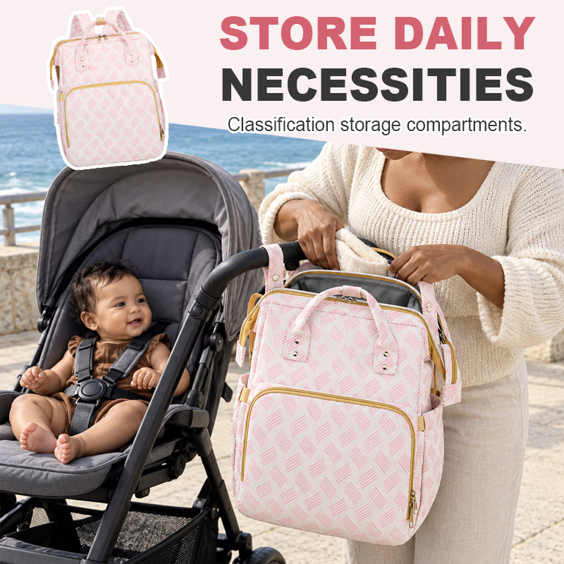 👶 Foldable Baby Station Diaper Backpack | On-the-Go Parent Essential