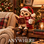 🦉 Reading Owl Figurine for Book Lovers