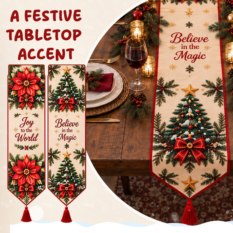 🎄 DIY Christmas Diamond Painting Table Runner Kit | Sparkling Holiday Table Decor