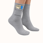 🧦 Hidden Zip Pocket Travel Socks | Discreet Secure Storage
