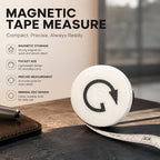 ✨ Magnetic Pocket EDC Tape Measure