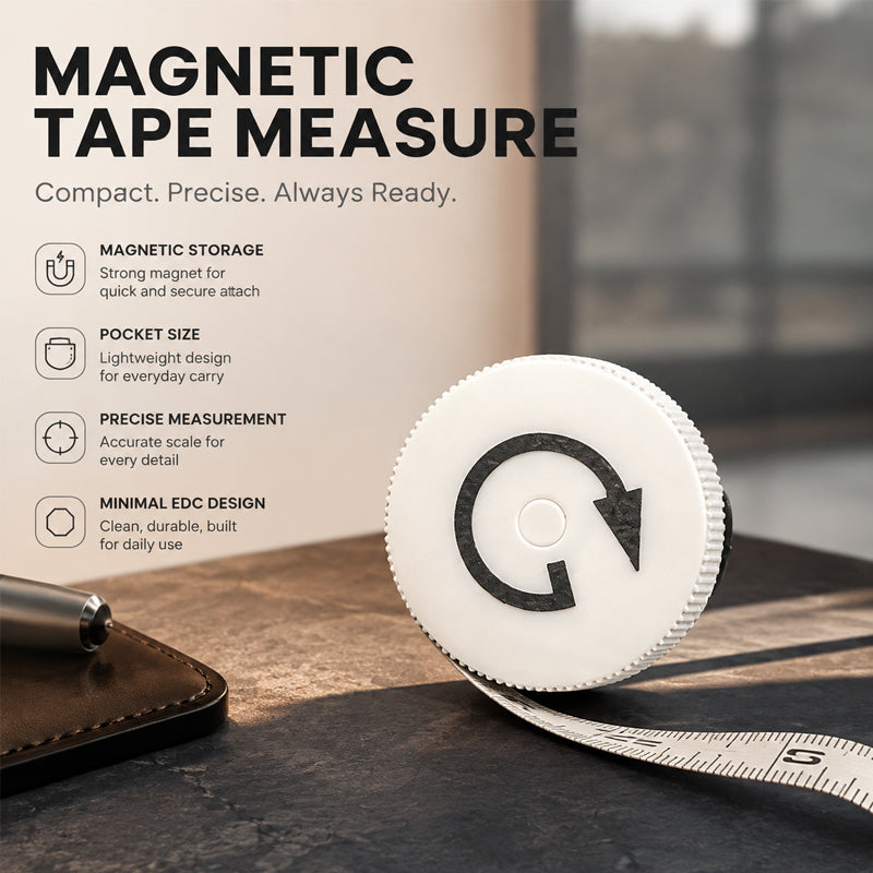 ✨ Magnetic Pocket EDC Tape Measure