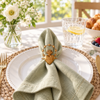 ✝️ Catholic Napkin Rings | Sacred Heart & Virgin Mary Table Decor