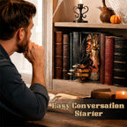 👻 Gothic Devil Bookcase Decor