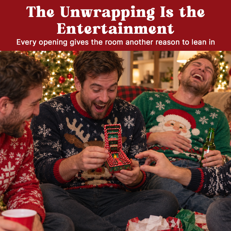 🎄 Funny Christmas Nesting Boxes – Epic Slow Reveal Gift Game!