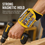 🛠️ Elegant Collectible Magnetic Wristband Tool Holder, Heavy-Duty Handmade Oxford Cloth Hardware Storage Wrist Band, Holiday Practical Gift for Handymen & Carpenters
