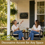 🪑 Porch Therapy Metal Sign