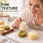 🍰 2‑in‑1 Double‑Sided Pastry Mold – Dual‑Shape Press For DIY Homemade Desserts