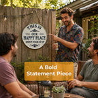 📢📢LAST DAY SALE 50% OFF✨This Is OUR Happy Place—Don't Fuck It Up (Metal Sign)