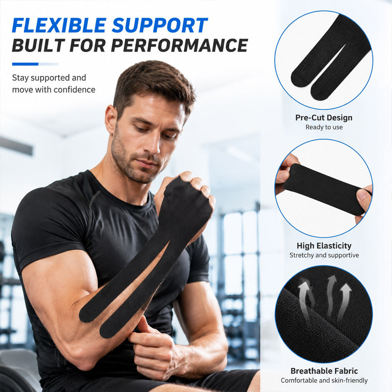 🏃 Pre‑Cut Wrist Support Tape 💪 Quick‑Apply Athletic Gear
