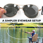👓 Stick-On Reading & Nearsighted Lens Inserts with Case