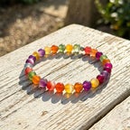 🌈 UV Color-Changing Rainbow Beaded Jewelry