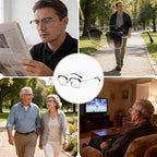 👓Photochromic Glasses – Auto Darkening, UV400 &amp; Blue Light Blocking
