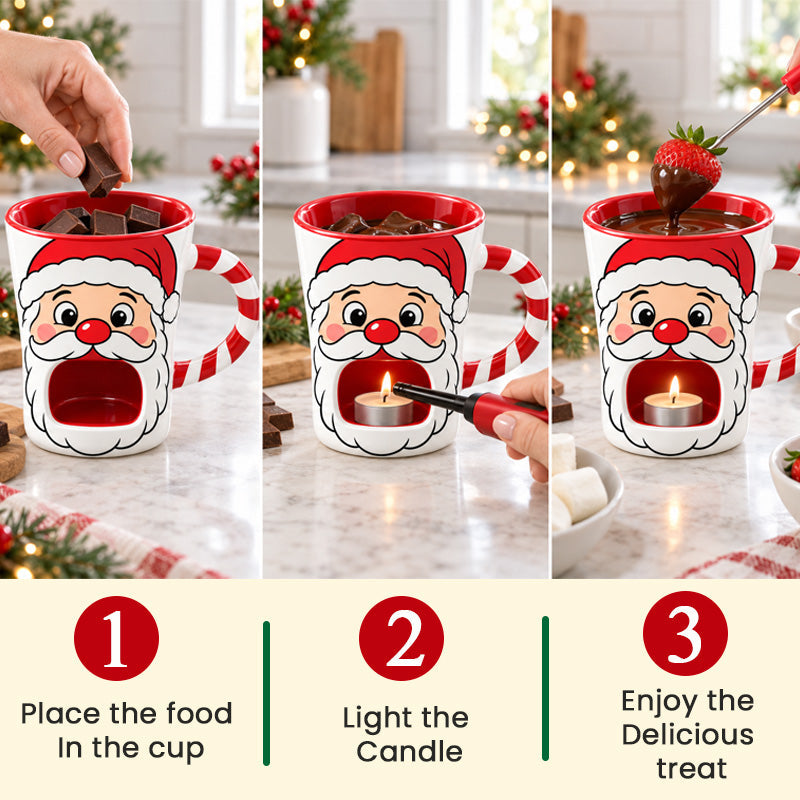 🍫 Christmas Chocolate Fondue Mug