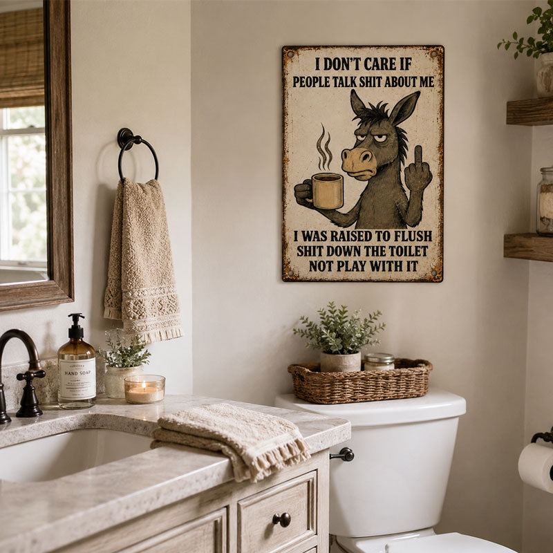 Sarcastic Donkey Wall Decor | Funny Attitude Artwork 😂😂