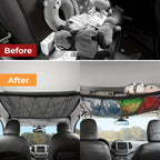 🚗 Car Storage Net Pocket | Ceiling Space‑Saving Mesh Organizer
