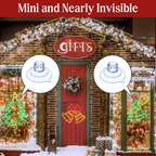 🎄Christmas Light Suction Cup Clips with Cable Slot | Holiday String Light Holder