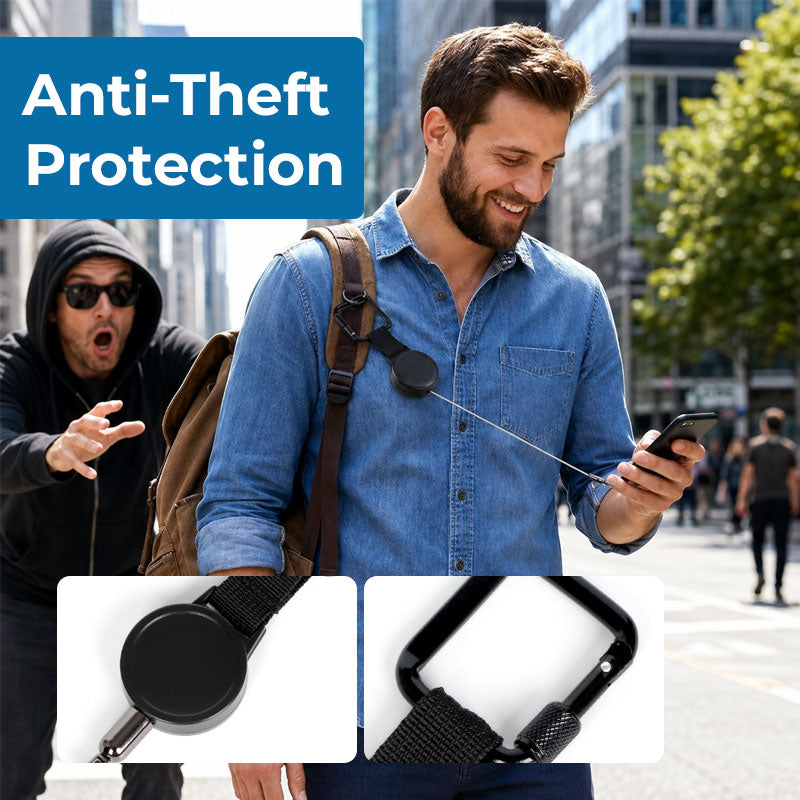 🛡️ Retractable Anti‑Theft Phone Tether – Keep Your Device Secure On‑the‑Go