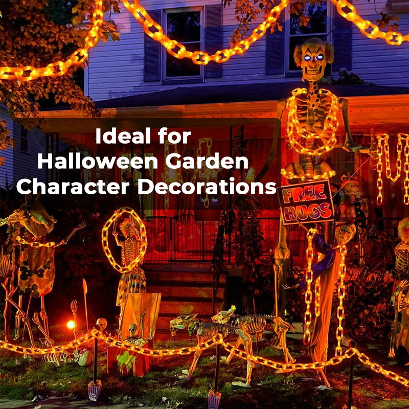 🎃 Halloween LED Chain Light String – Spooky Outdoor Garden Atmosphere Decor