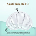 👣Upgraded Invisible Gel Heel Cushion Pads