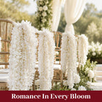 🌸 Dreamy Hanging Floral Garland ✨ Lush Decor for Weddings & Parties