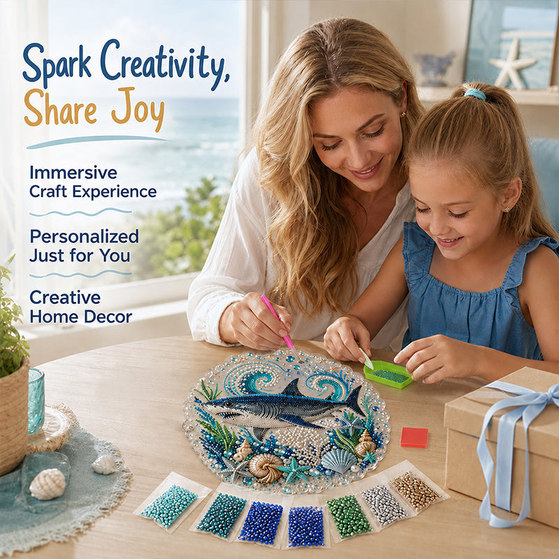 🌊Handmade Acrylic Ocean DIY Hanging Decor