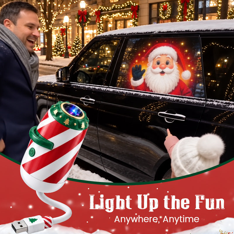 🎄Christmas Car Projection Light | Festive Holiday Projector for Vehicle & Home