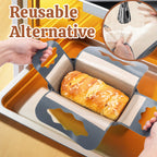 🥐 Cross‑Shape Food‑Safe Baking Liner, Simple Clean‑Up Alternative To Disposable Parchment Paper