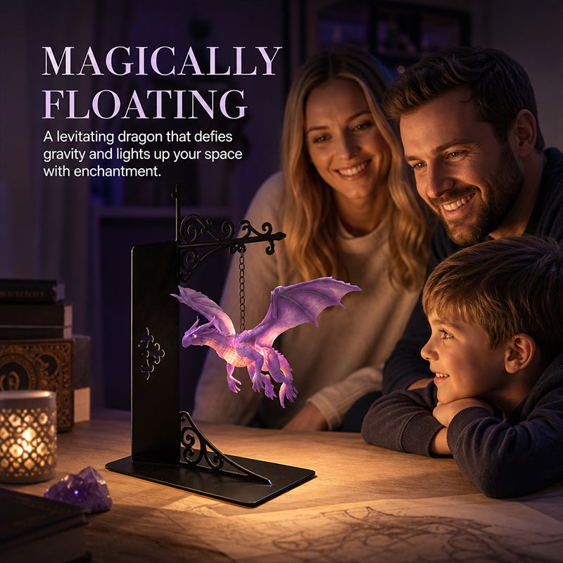 🐲Dragon Bookshelf Lamp - Enchanting Floating Dragon Night Light